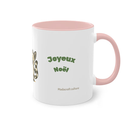 Mug de Noël – Lémurien et Sapin
