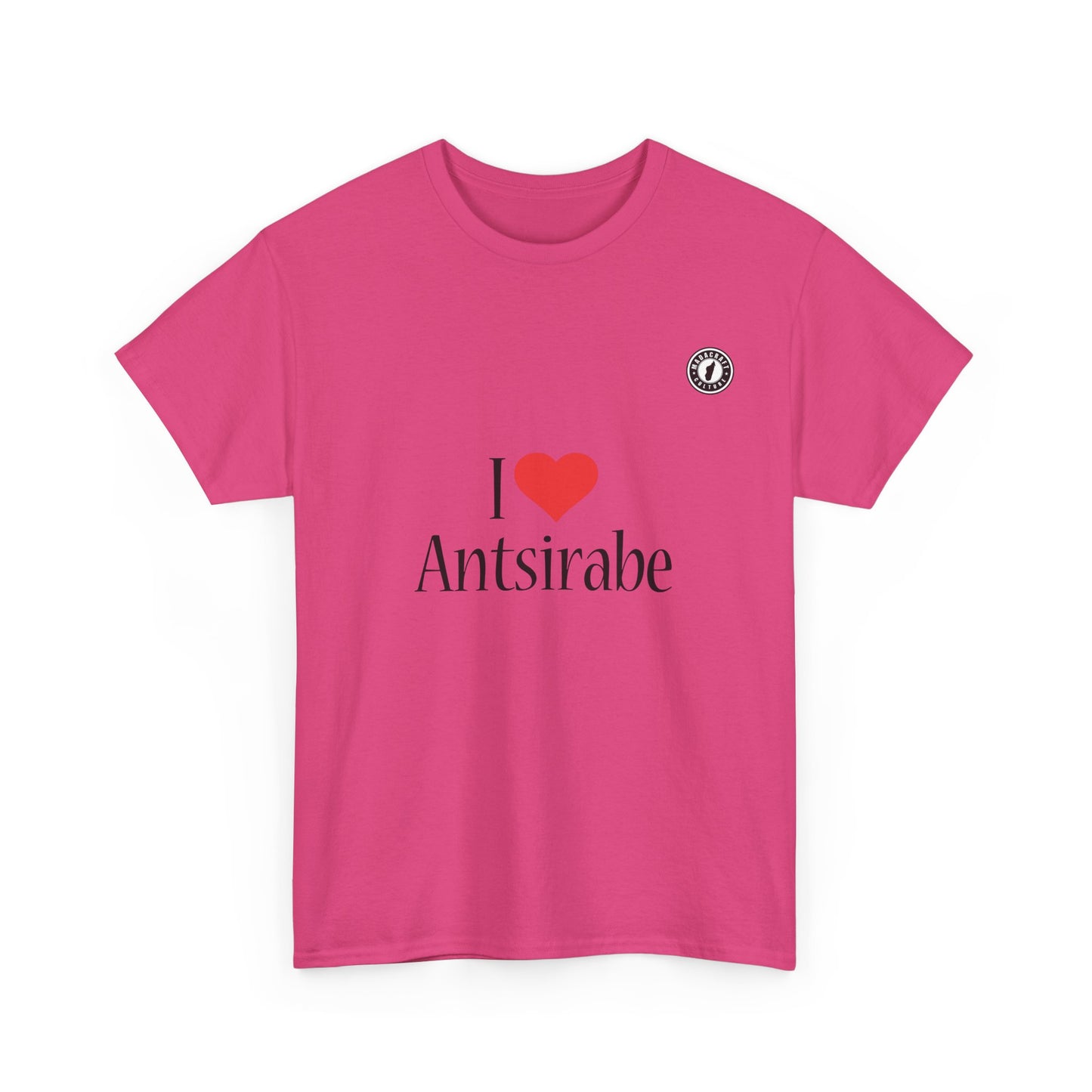 T-Shirt "I ❤️ Antsirabe" – L'Élégance de la Ville d’Eau