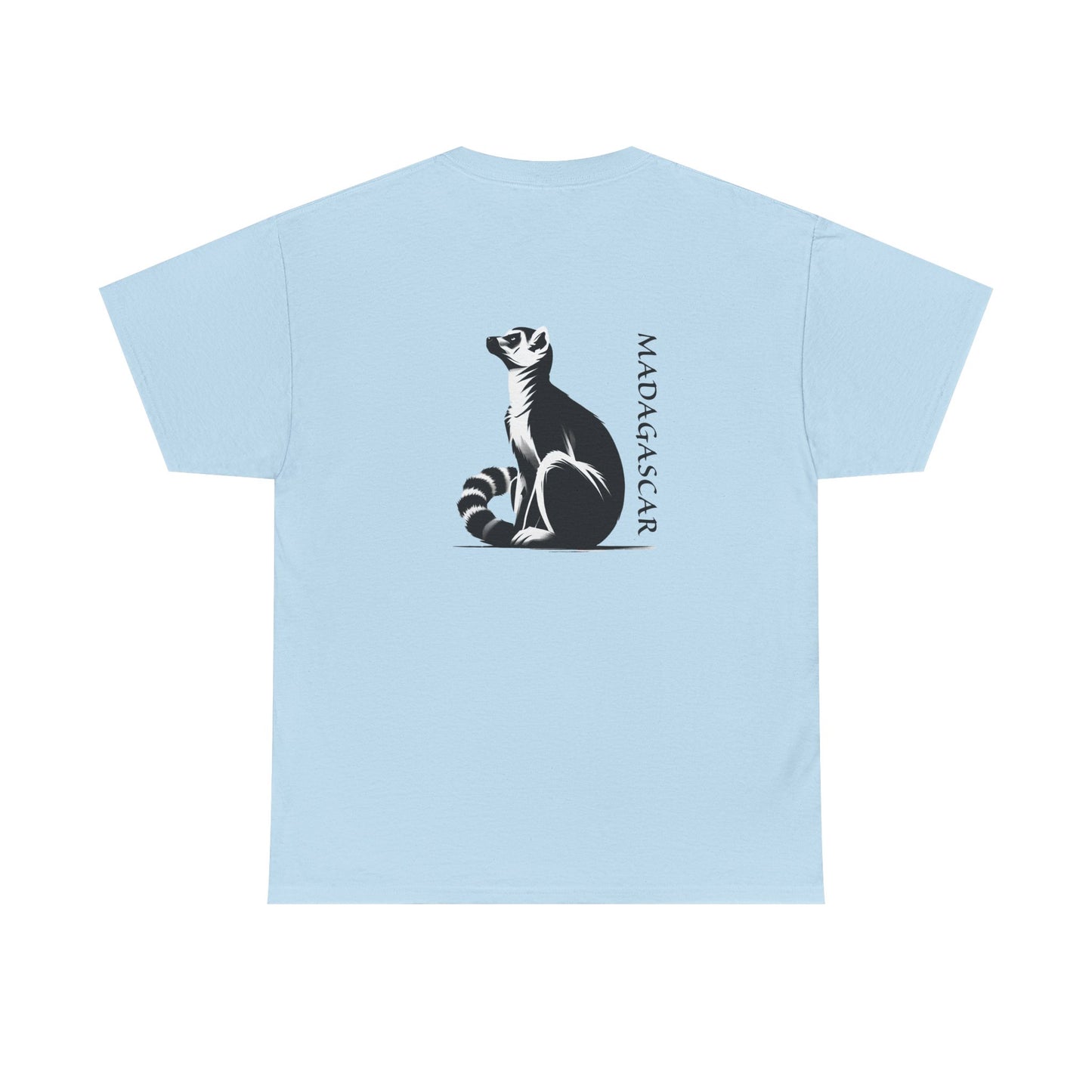 T-Shirt Lémurien de Madagascar - Coton Épais & Confortable