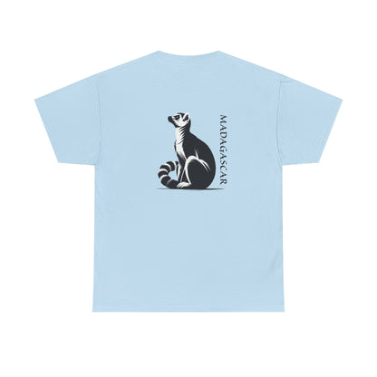 T-Shirt Lémurien de Madagascar - Coton Épais & Confortable