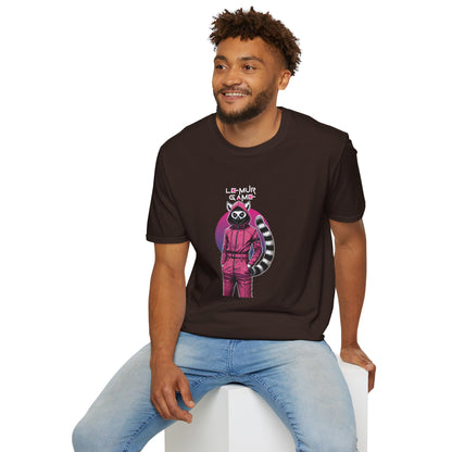 T-Shirt "Lemur Game - Guard Dark Edition" – Madagascar x Squid Game