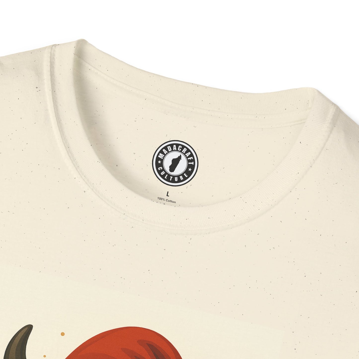Christmas Zebu T-shirt — Zebu and Santa hat, holiday t-shirt.