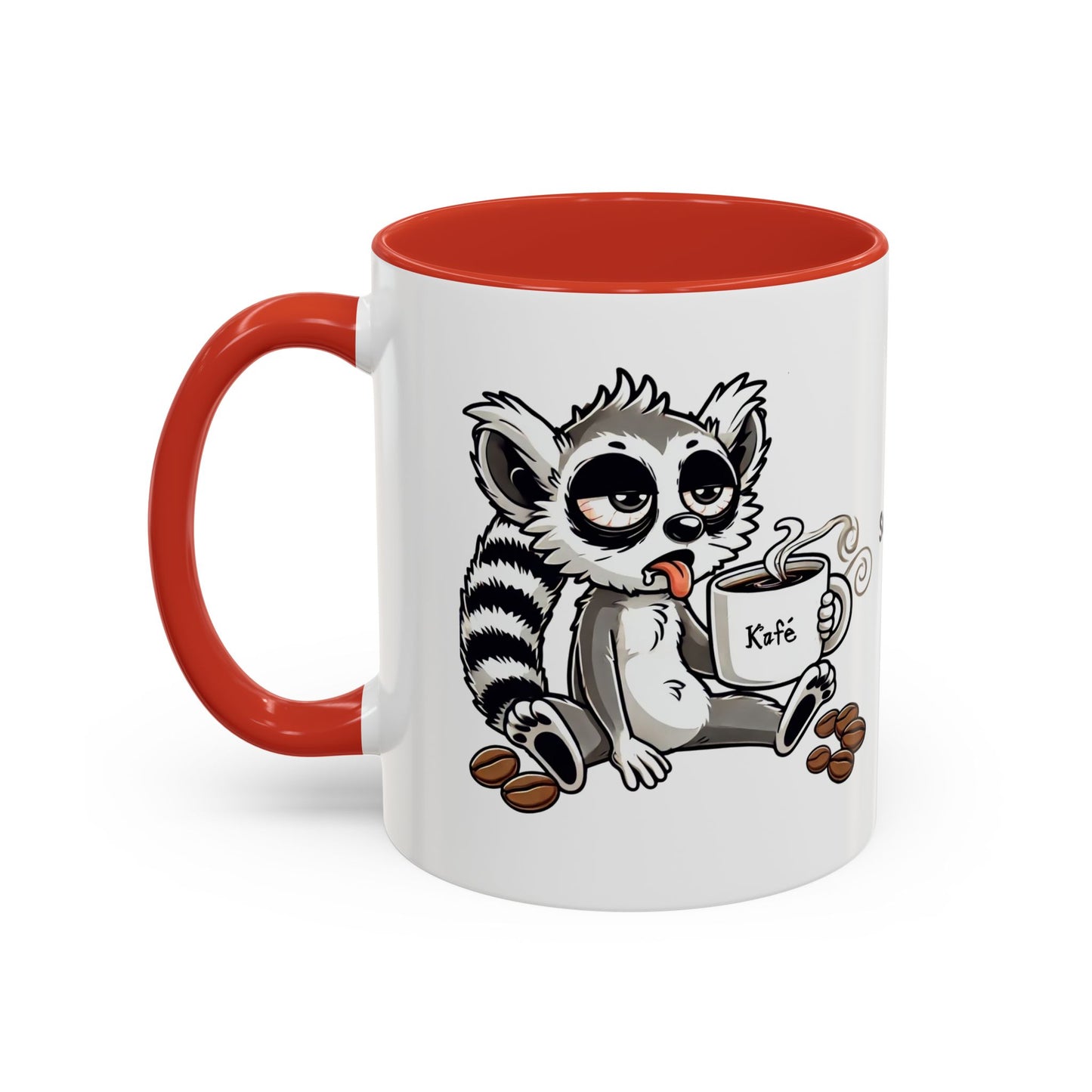Mug "Maki & Kafé – Matins Difficiles" ☕🐒