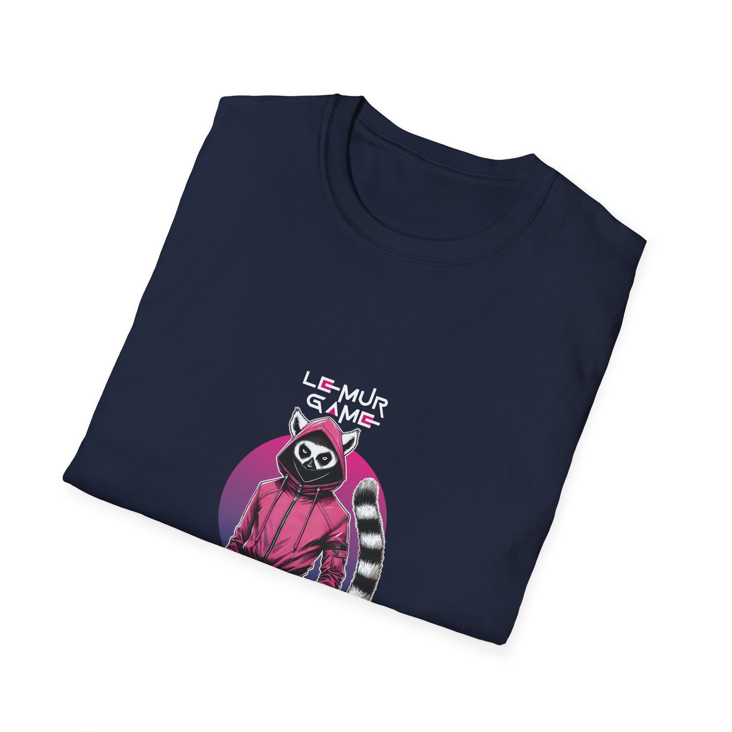 “Lemur Game - Guard Dark Edition” T-Shirt – Madagascar x Squid Game