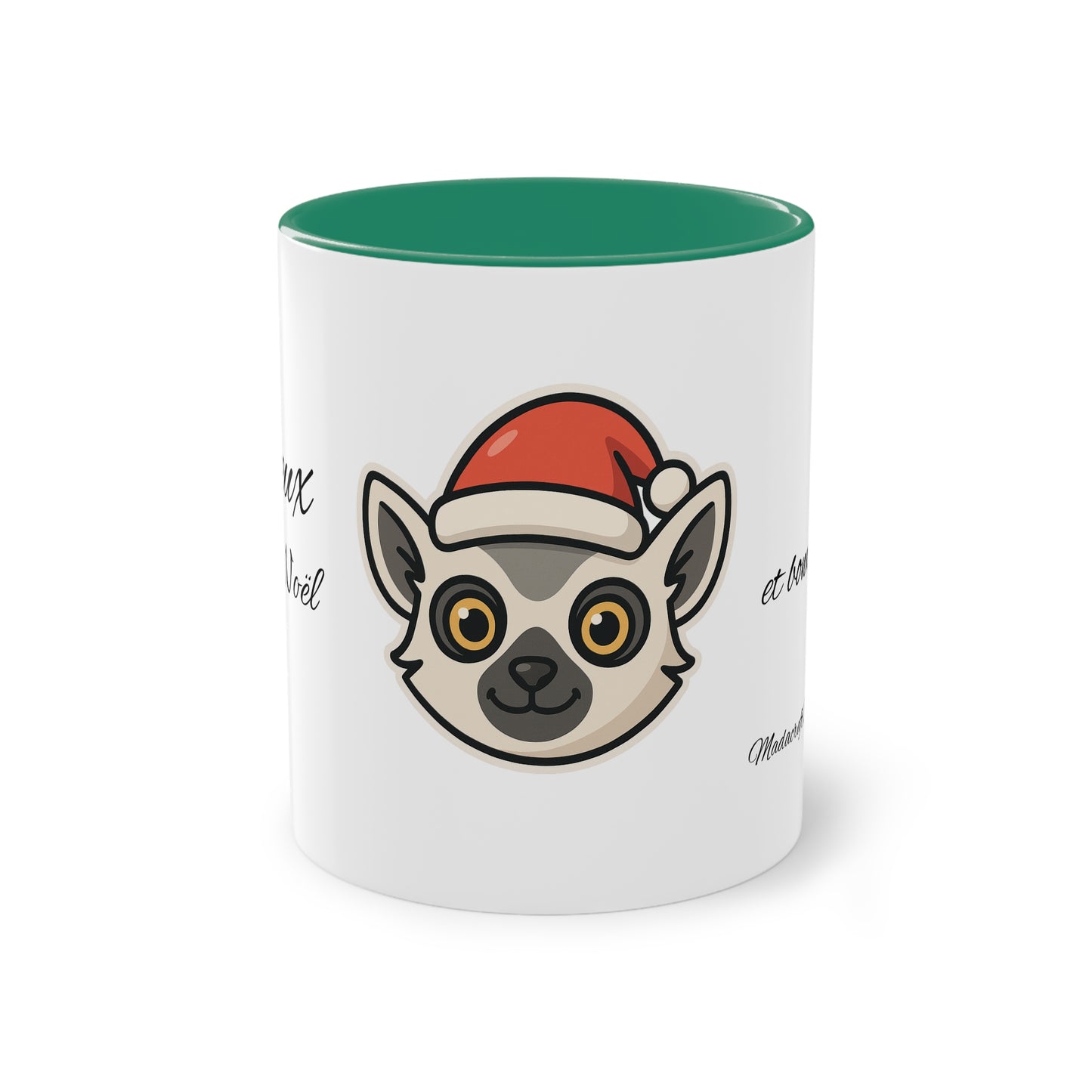 Christmas Lemur Mug – Merry Christmas &amp; Happy New Year 🎅