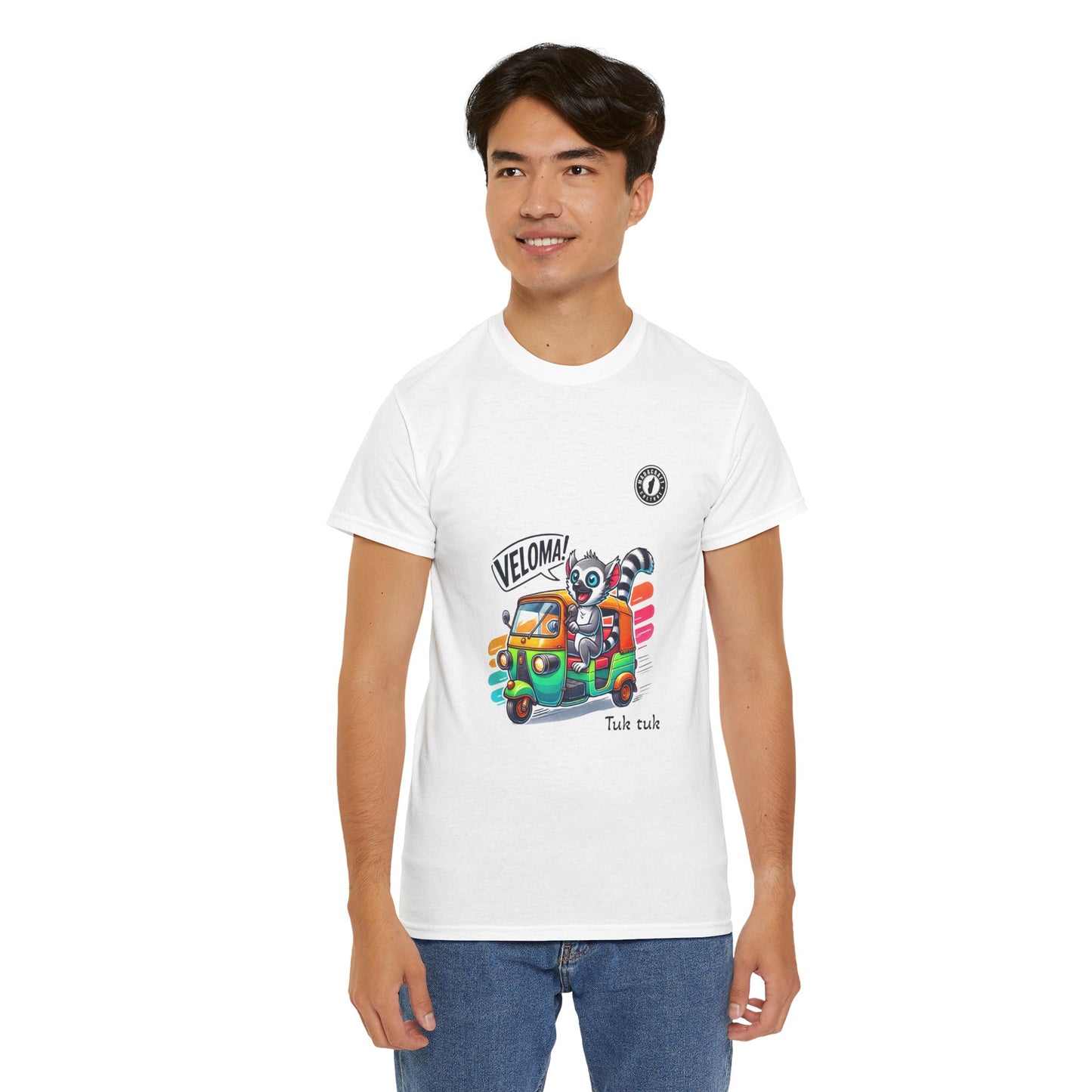 T-Shirt Maki Tuk-Tuk – Veloma Madagascar