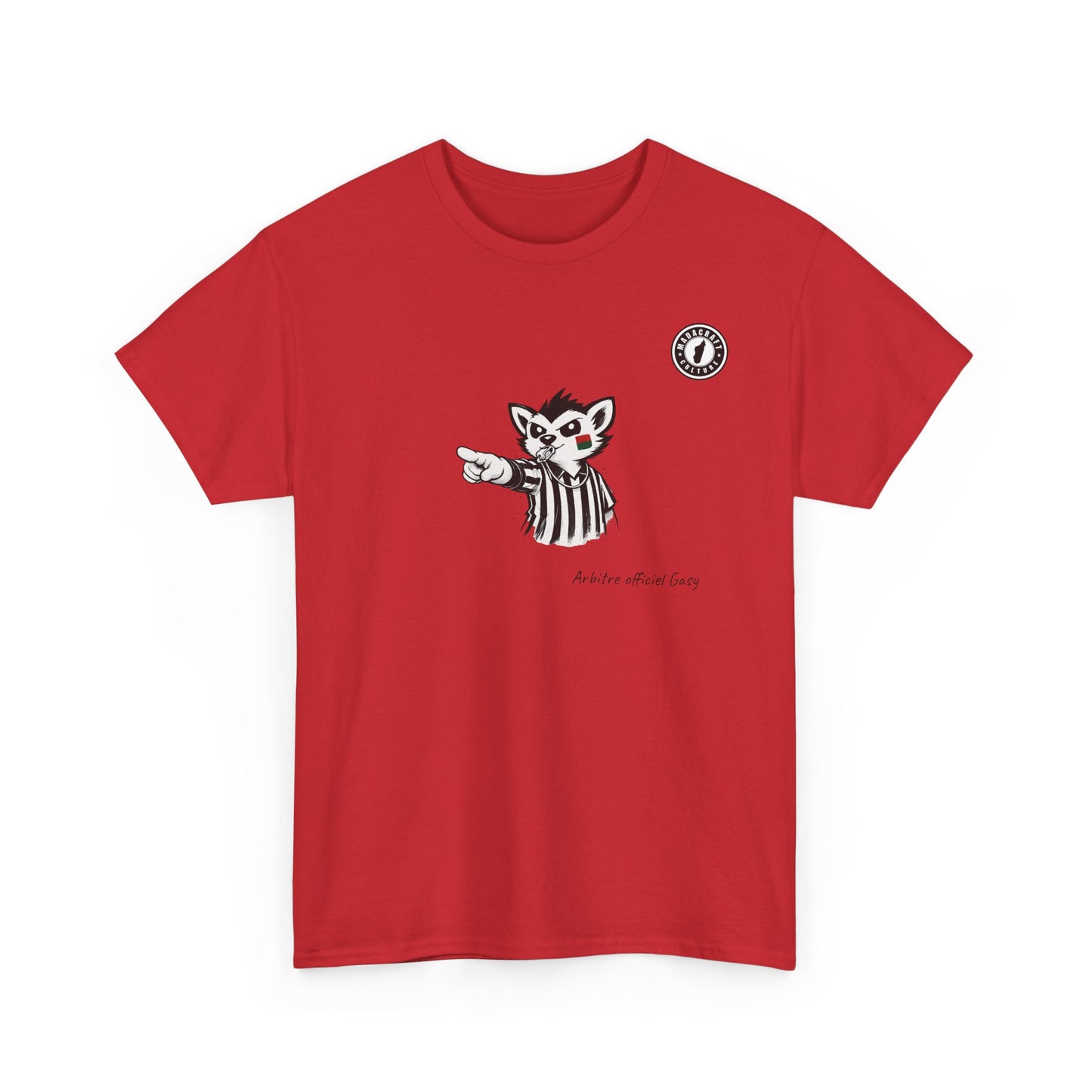 T-Shirt Arbitre Officiel Gasy – L’Autorité du Terrain Version Malagasy