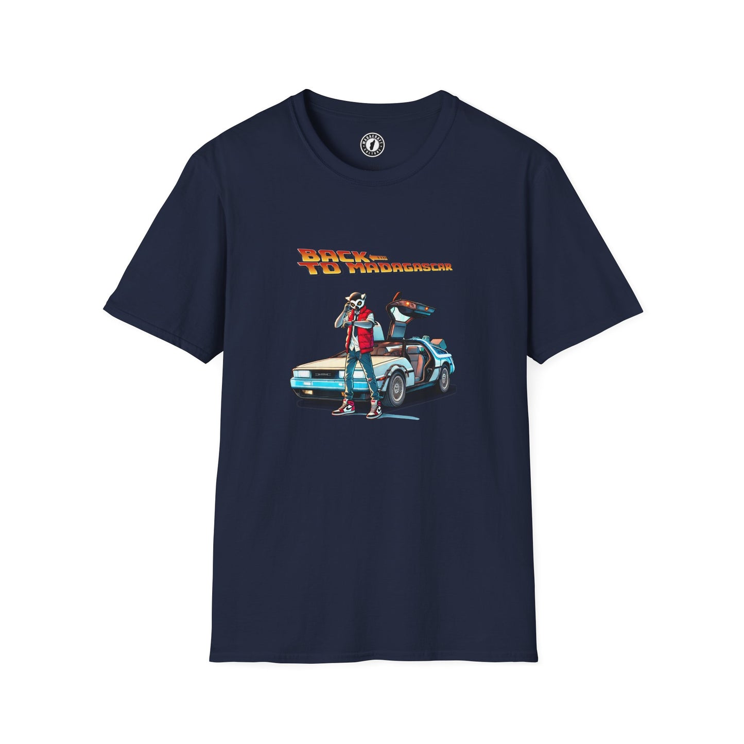 Maki McFly &amp; DeLorean T-Shirt – Madagascar Time Travel