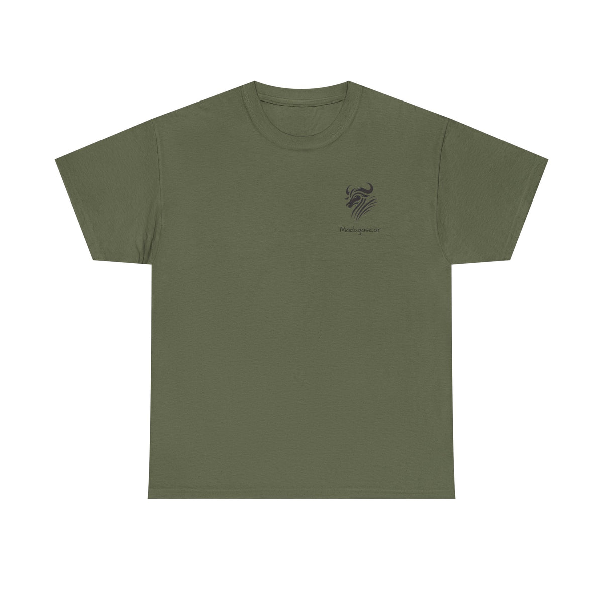 T-Shirt  "Zébu Tribal" - L’Âme de Madagascar 🏝️🐃