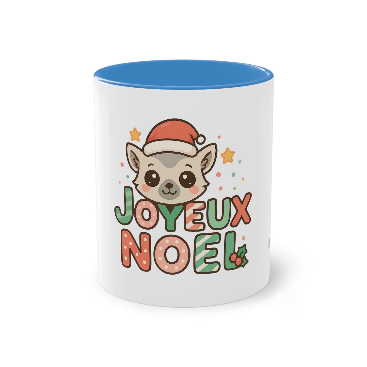 Mug Joyeux Noël Lémurien – Un Style Kawaii pour des Fêtes Trop Mignonnes 🎅