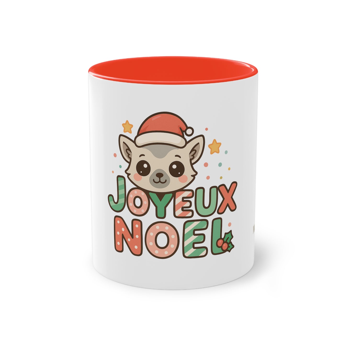 Mug Joyeux Noël Lémurien – Un Style Kawaii pour des Fêtes Trop Mignonnes 🎅
