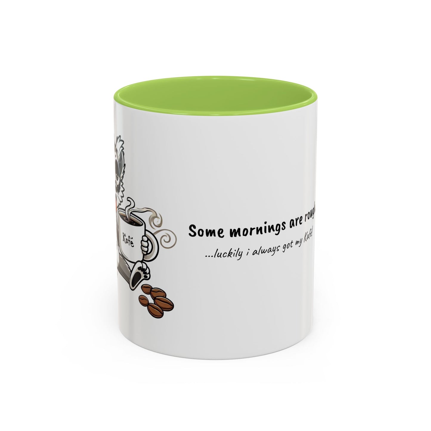 Mug "Maki & Kafé – Matins Difficiles" ☕🐒