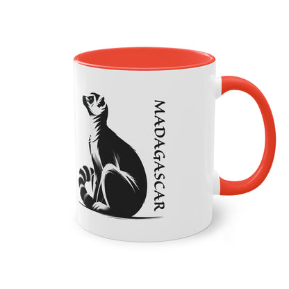 Mug "Maki de Madagascar - Bonjour Monde !" ☕🌍