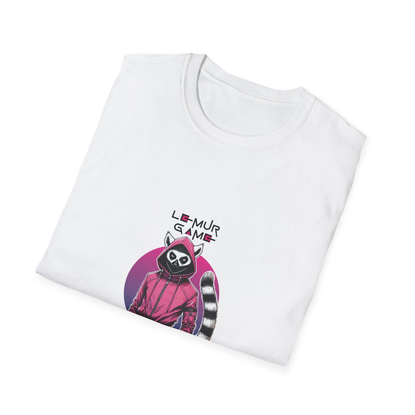 “Lemur Game - Guard Dark Edition” T-Shirt – Madagascar x Squid Game