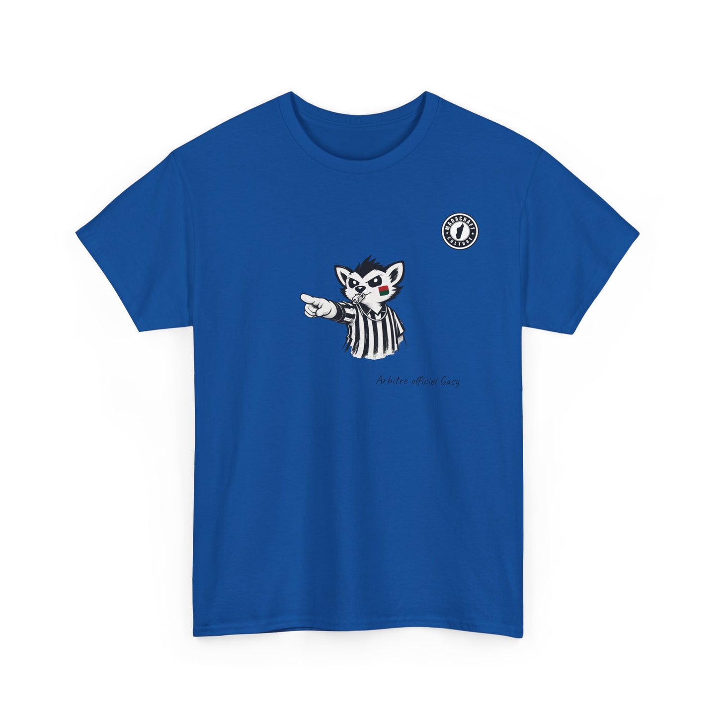 T-Shirt Arbitre Officiel Gasy – L’Autorité du Terrain Version Malagasy