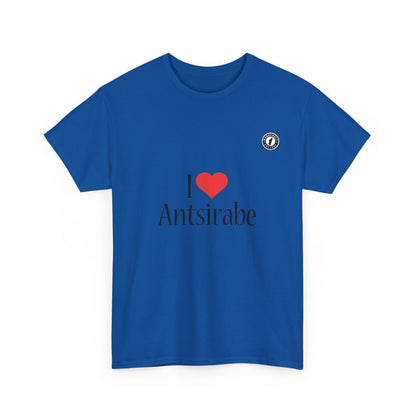 T-Shirt "I ❤️ Antsirabe" – L'Élégance de la Ville d’Eau