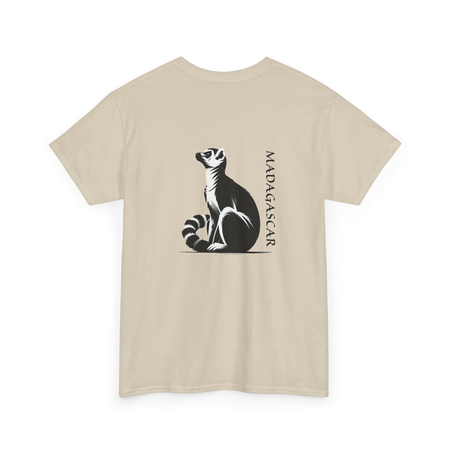 T-Shirt Lémurien de Madagascar - Coton Épais & Confortable