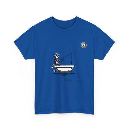 T-Shirt Lémurien Pêcheur – L’Art de la Patience 🎣- Homme