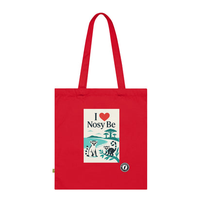 Totebag I ❤️ Nosy Be – Lémuriens & Nature Malgache 🌿
