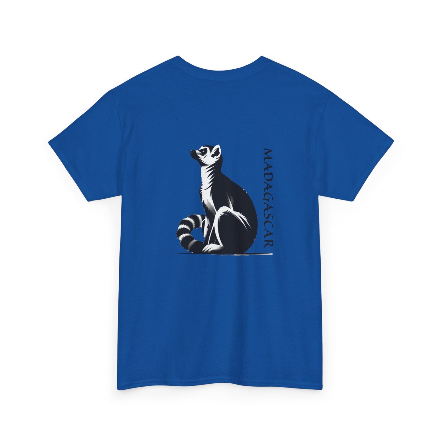 👕 T-Shirt Maki de Madagascar - Un Style Authentique et Sauvage !- Dos