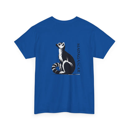 👕 T-Shirt Maki de Madagascar - Un Style Authentique et Sauvage !- Dos