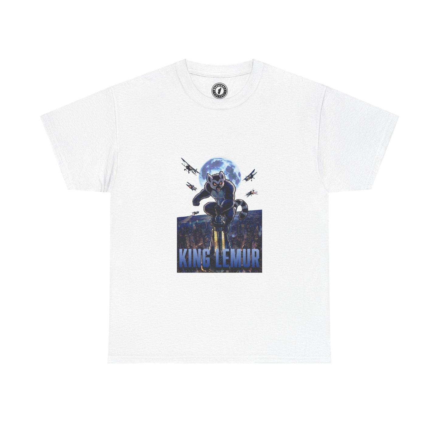 T-Shirt Maki Madagascar – King Lemur, Design Pop Culture Inspiré de l’Île Rouge