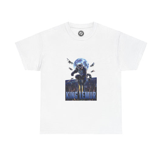 T-Shirt Maki Madagascar – King Lemur, Design Pop Culture Inspiré de l’Île Rouge