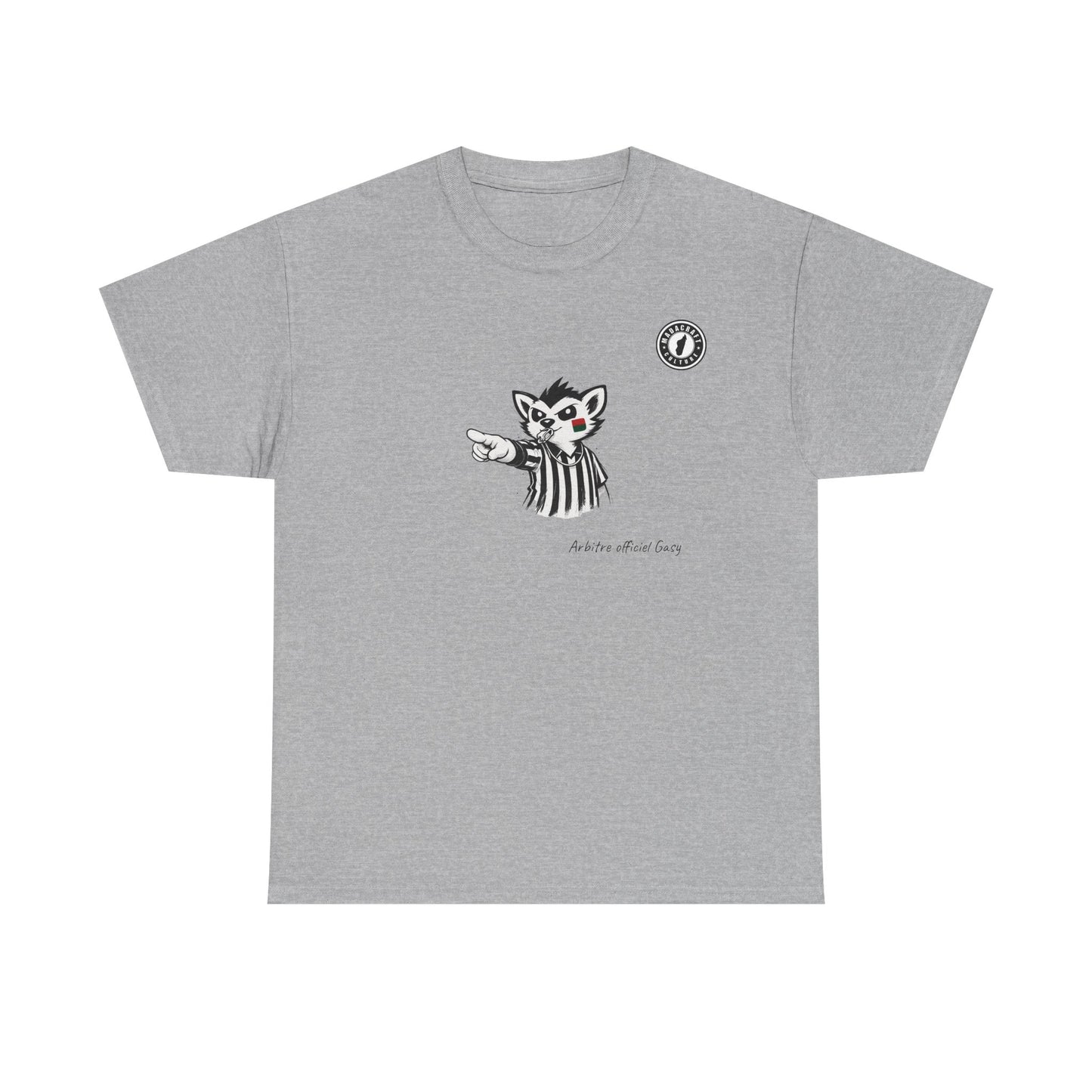 T-Shirt Arbitre Officiel Gasy – L’Autorité du Terrain Version Malagasy