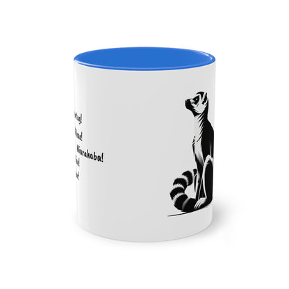 Mug "Maki de Madagascar - Bonjour Monde !" ☕🌍