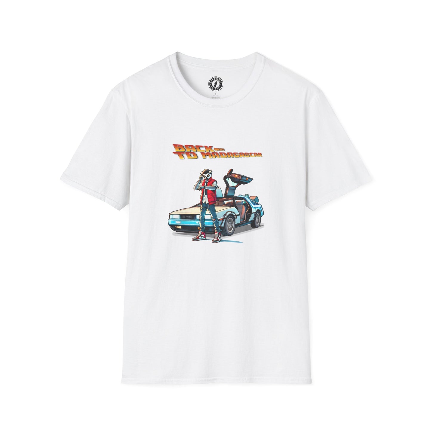Maki McFly &amp; DeLorean T-Shirt – Madagascar Time Travel