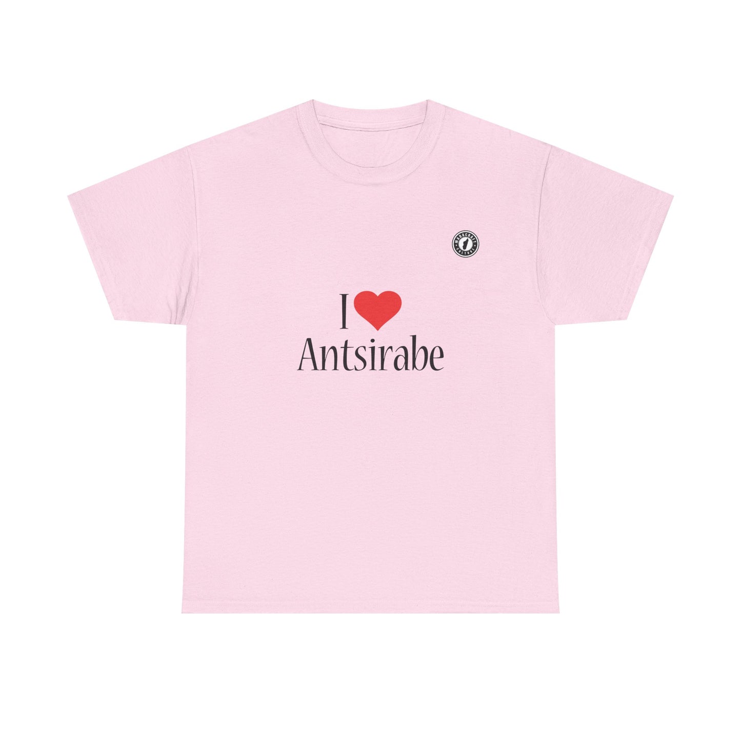 T-Shirt "I ❤️ Antsirabe" – L'Élégance de la Ville d’Eau