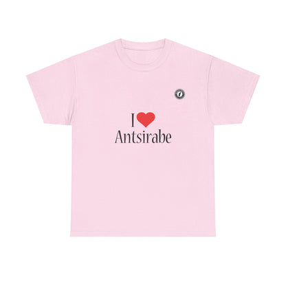 T-Shirt "I ❤️ Antsirabe" – L'Élégance de la Ville d’Eau