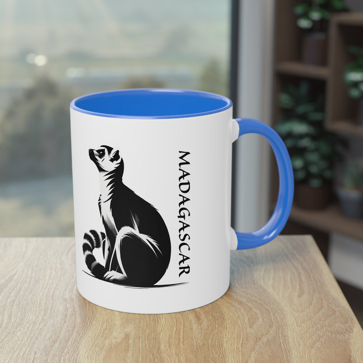Mug "Maki de Madagascar - Bonjour Monde !" ☕🌍