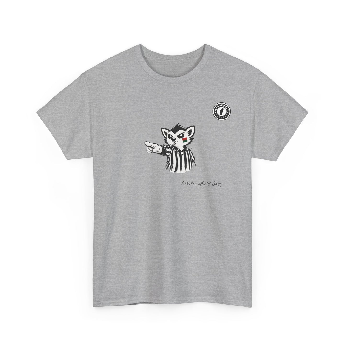 T-Shirt Arbitre Officiel Gasy – L’Autorité du Terrain Version Malagasy