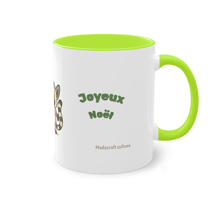 Mug de Noël – Lémurien et Sapin