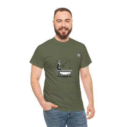 T-Shirt Lémurien Pêcheur – L’Art de la Patience 🎣- Homme