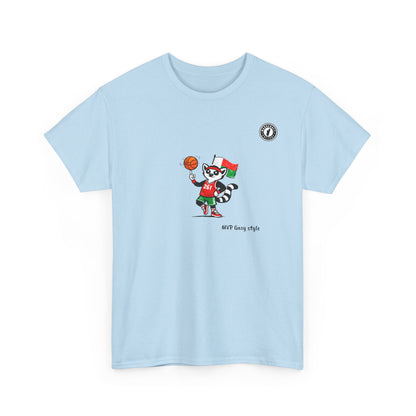 T-Shirt MVP Gasy Style – L’Esprit Basket aux Couleurs de Madagascar