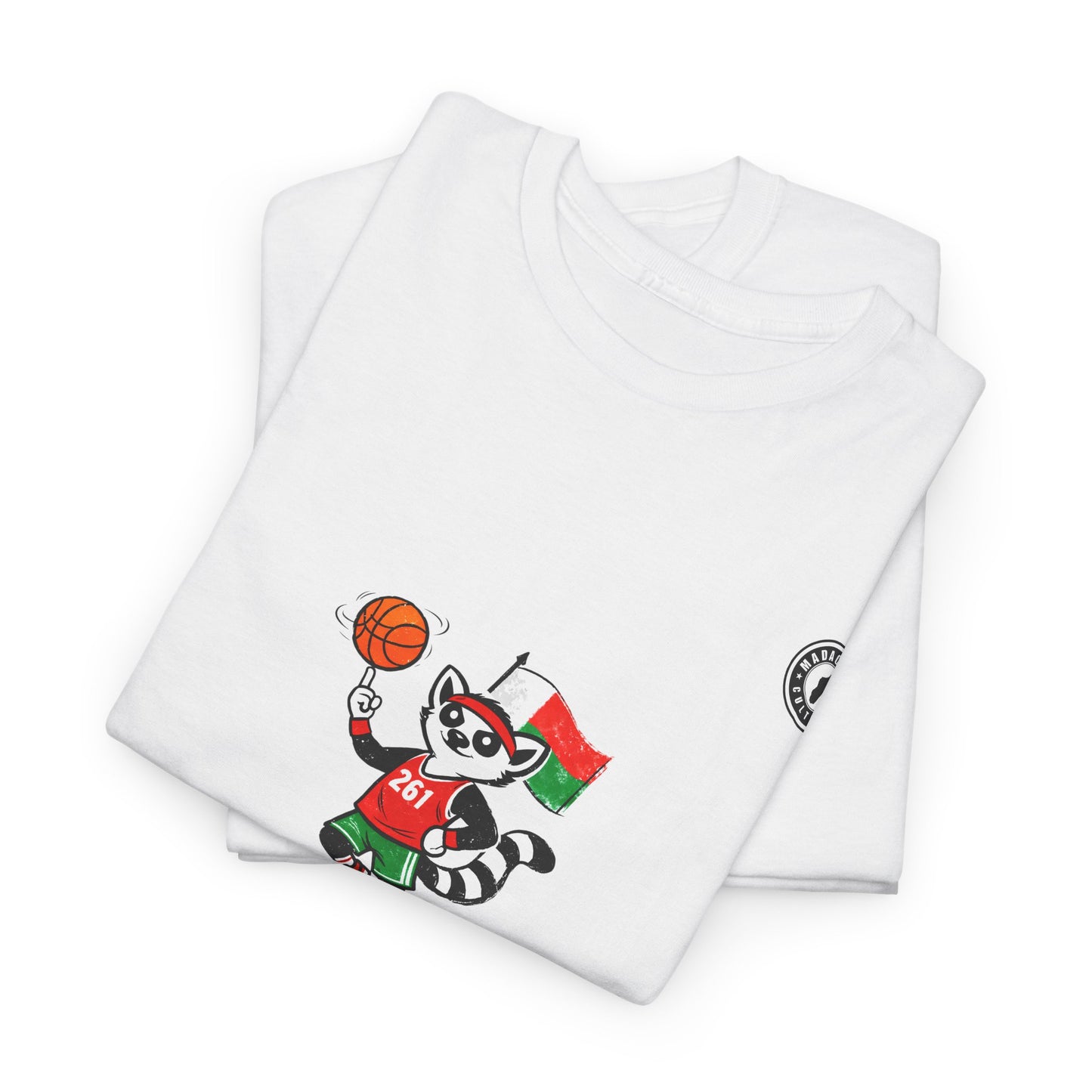 T-Shirt MVP Gasy Style – L’Esprit Basket aux Couleurs de Madagascar