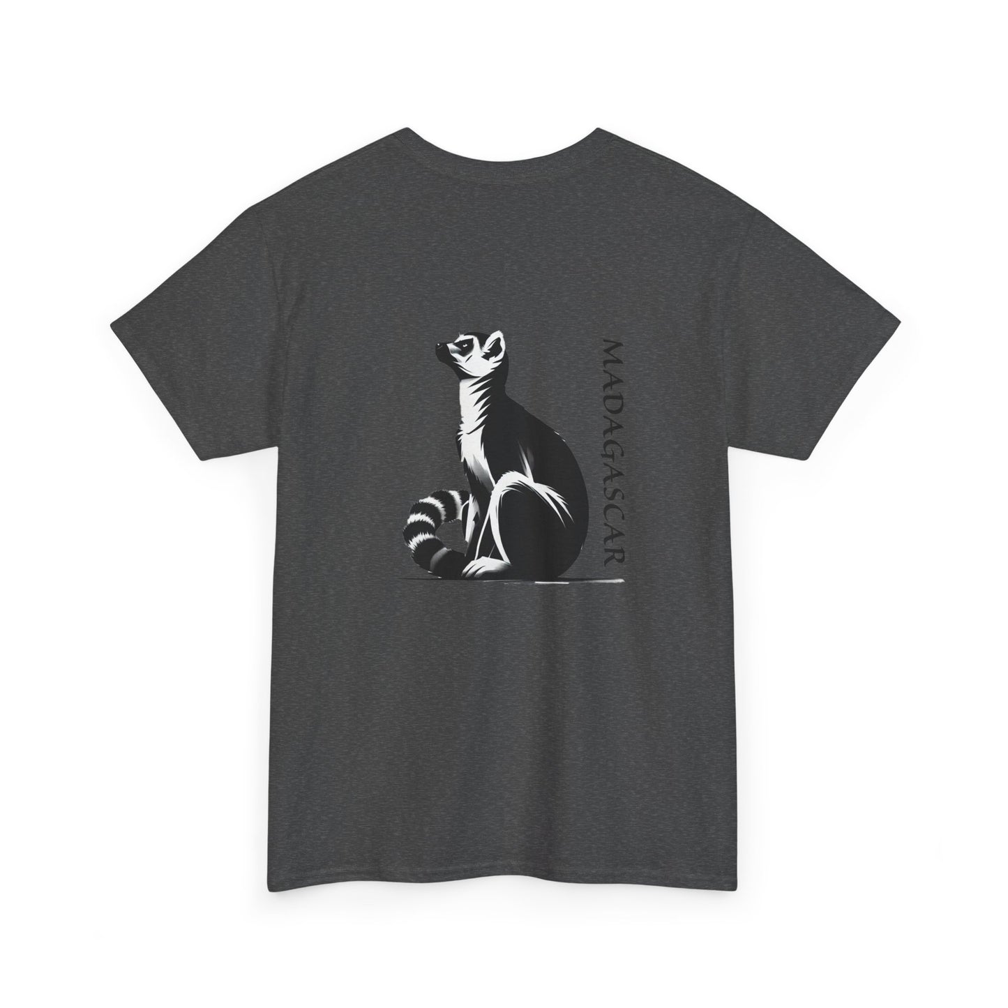 👕 T-Shirt Maki de Madagascar - Un Style Authentique et Sauvage !- Dos