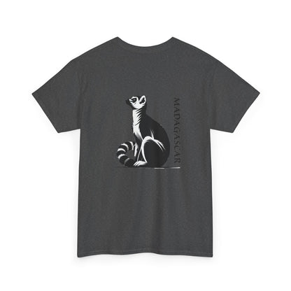 👕 T-Shirt Maki de Madagascar - Un Style Authentique et Sauvage !- Dos