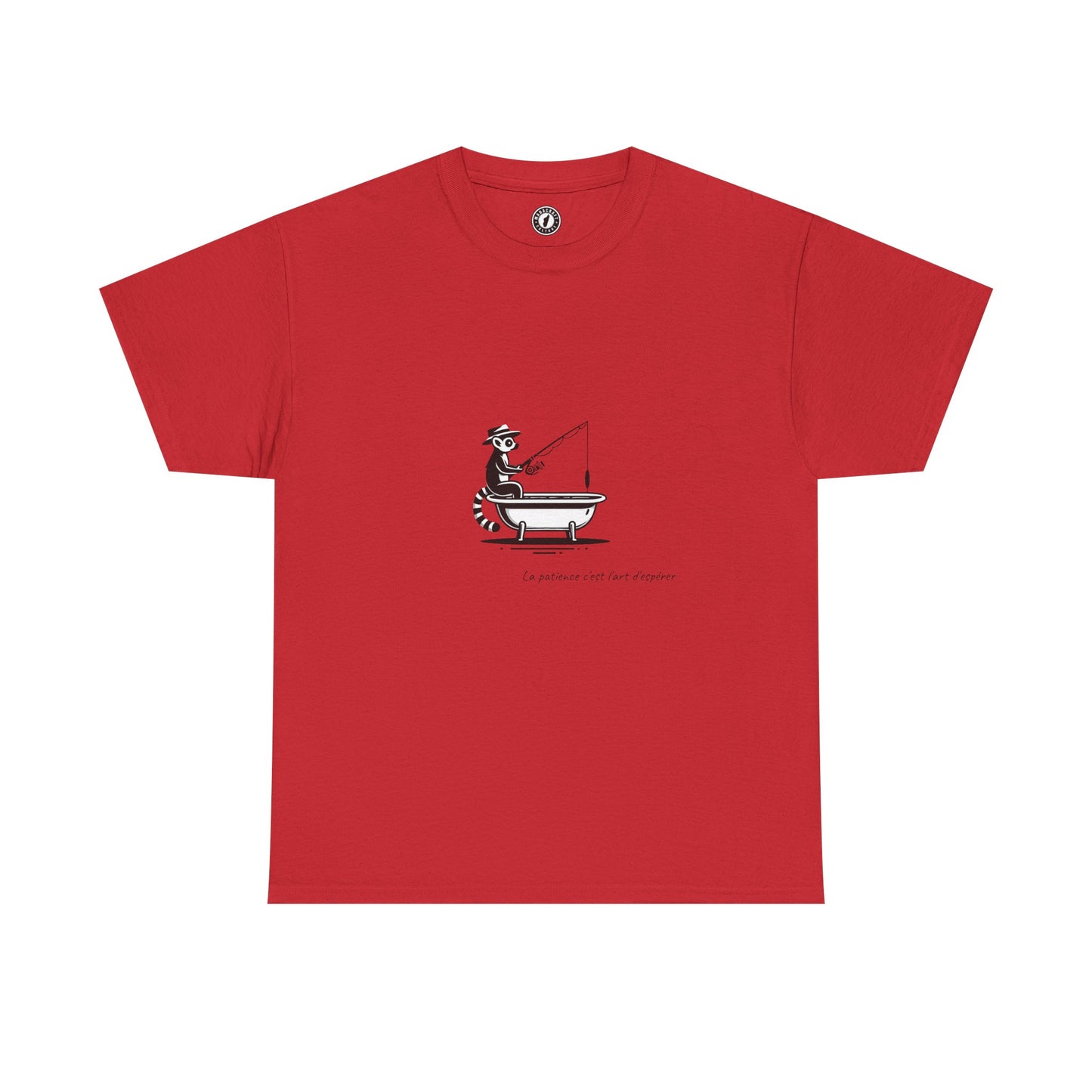 T-Shirt Lémurien Pêcheur – L’Art de la Patience