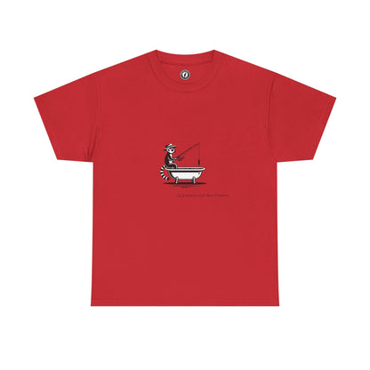 T-Shirt Lémurien Pêcheur – L’Art de la Patience