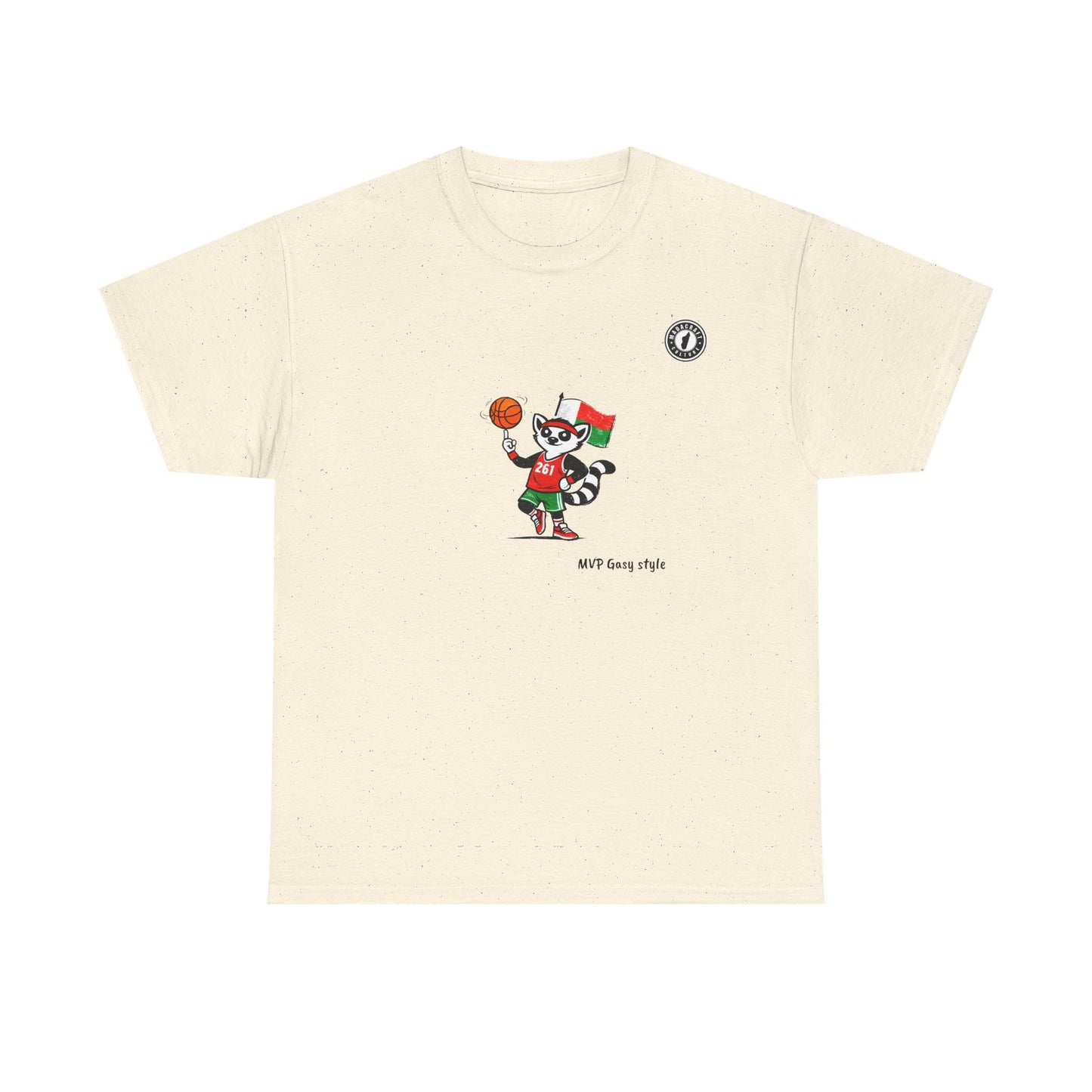 T-Shirt MVP Gasy Style – L’Esprit Basket aux Couleurs de Madagascar
