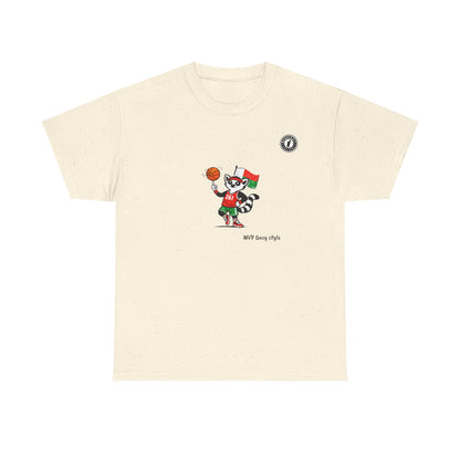T-Shirt MVP Gasy Style – L’Esprit Basket aux Couleurs de Madagascar