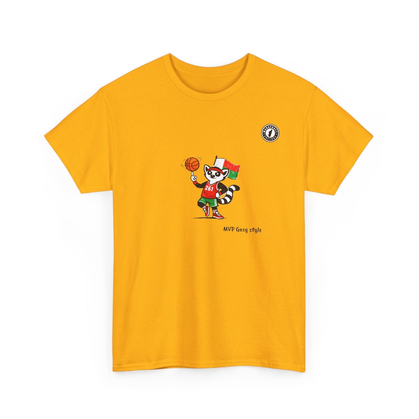 T-Shirt MVP Gasy Style – L’Esprit Basket aux Couleurs de Madagascar