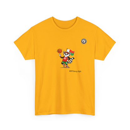 T-Shirt MVP Gasy Style – L’Esprit Basket aux Couleurs de Madagascar