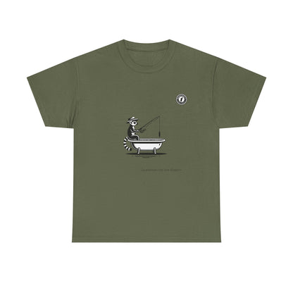 T-Shirt Lémurien Pêcheur – L’Art de la Patience 🎣