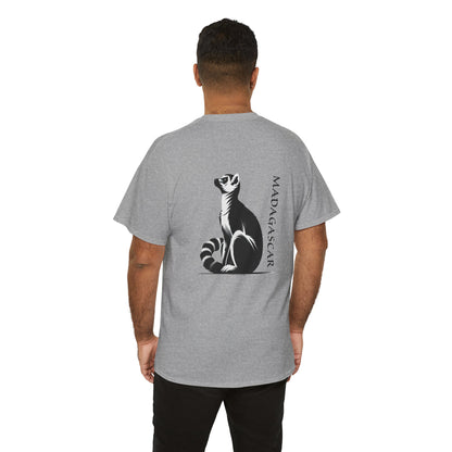 👕 T-Shirt Maki de Madagascar - Un Style Authentique et Sauvage !- Dos