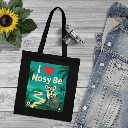 Totebag I ❤️ Nosy Be – Le Charme Tropical de Madagascar 🏝️🐒