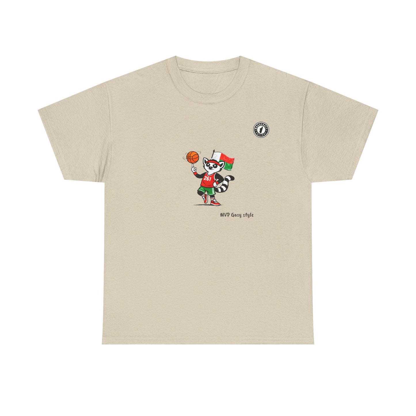 T-Shirt MVP Gasy Style – L’Esprit Basket aux Couleurs de Madagascar